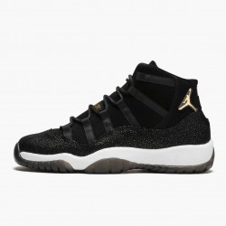 Nike Air Jordan 11 Retro "Heiress Black Stingray" Men/Women 852625 030 Black/Metallic Gold-White Shoes In Ireland