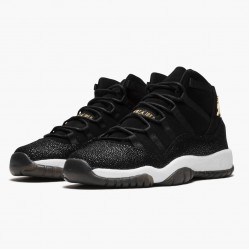 Nike Air Jordan 11 Retro "Heiress Black Stingray" Men/Women 852625 030 Black/Metallic Gold-White Shoes In Ireland