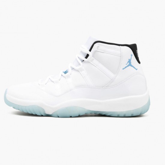 Click To Buy Nike Air Jordan 11 Retro Legend Blue 2014 Men 378037 117 White/Legend Blue Shoes In Ireland