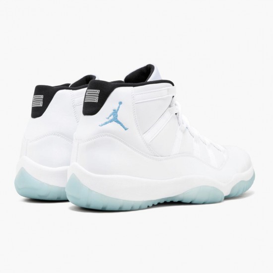 Click To Buy Nike Air Jordan 11 Retro Legend Blue 2014 Men 378037 117 White/Legend Blue Shoes In Ireland