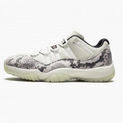 Nike Air Jordan 11 Retro Low "Snake Light Bone" Men/Women CD6846 002 Light Bone/Smoke Grey/White-Bl Shoes In Ireland