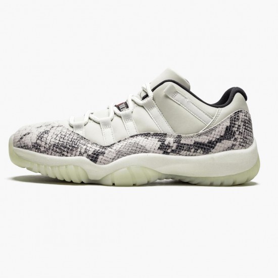 Order To Buy Nike Air Jordan 11 Retro Low Snake Light Bone Men/Women CD6846 002 Light Bone/Smoke Grey/White-Bl Shoes In Ireland