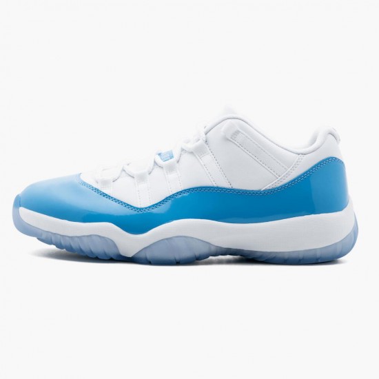 Click To Buy Nike Air Jordan 11 Retro Low University Blue Men/Women 528895 106 White/University Blue Shoes In Ireland