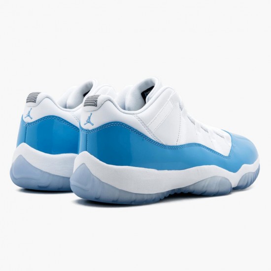 Click To Buy Nike Air Jordan 11 Retro Low University Blue Men/Women 528895 106 White/University Blue Shoes In Ireland