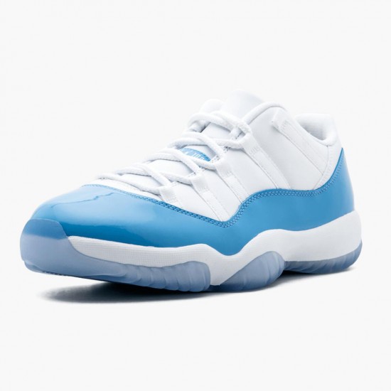 Click To Buy Nike Air Jordan 11 Retro Low University Blue Men/Women 528895 106 White/University Blue Shoes In Ireland