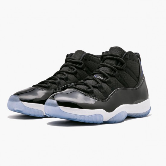 Click To Order Nike Air Jordan 11 Retro Space Jam 2016 Men 378037 003 Black/Concord-White Shoes In Ireland