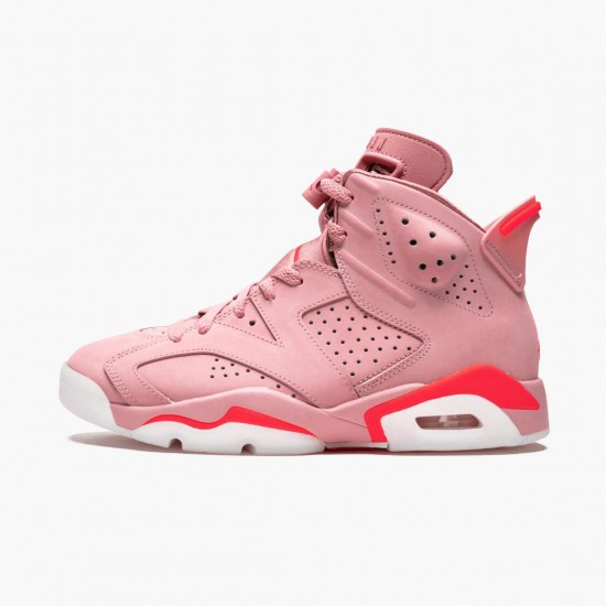 Choose To Buy Nike Air Jordan 6 Retro Aleali May WMNS CI0550 600 Rust Pink/Bright Crimson Black Shoes In Ireland