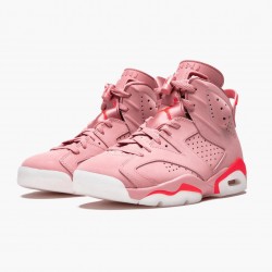 Nike Air Jordan 6 Retro "Aleali May" WMNS CI0550 600 Rust Pink/Bright Crimson Black Shoes In Ireland