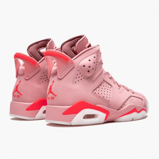 Choose To Buy Nike Air Jordan 6 Retro Aleali May WMNS CI0550 600 Rust Pink/Bright Crimson Black Shoes In Ireland