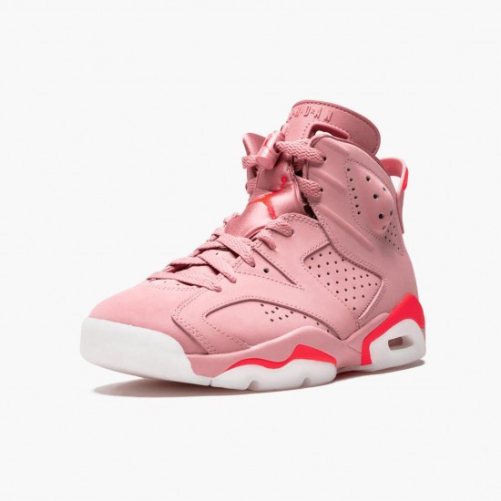 Choose To Buy Nike Air Jordan 6 Retro Aleali May WMNS CI0550 600 Rust Pink/Bright Crimson Black Shoes In Ireland