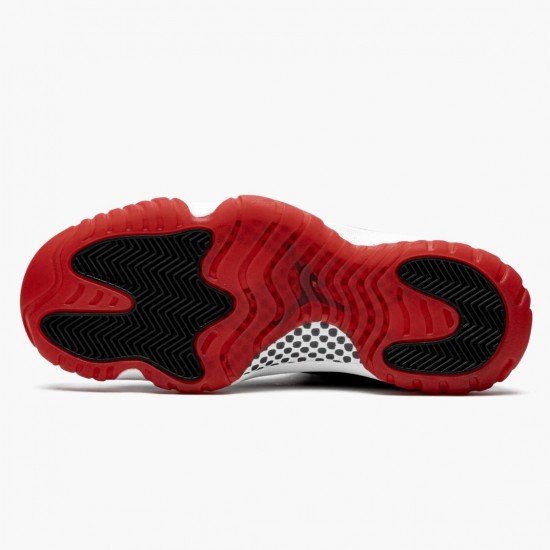 Click To Buy Nike Air Jordan 11 Retro Bred 2019 Black/White/Varsity-Red 378037 061 Shoes In Ireland