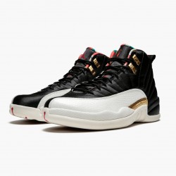 Nike Air Jordan 12 Retro 2019 CNY "Chinese New Year" Black/True Red-Sail Noir CI2977 006 Shoes In Ireland