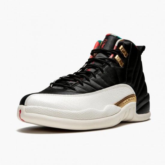 Click To Buy Nike Air Jordan 12 Retro 2019 CNY Chinese New Year Black/True Red-Sail Noir CI2977 006 Shoes In Ireland