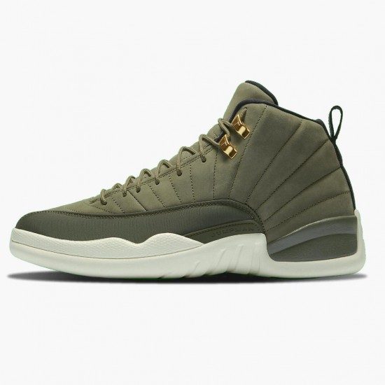 Order To Buy Nike Air Jordan 12 Retro Chris Paul Class of 2003 Men 130690 301 Olive Canvas/Sail/Black-Metall Shoes In Ireland