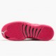 Click To Buy Nike Air Jordan 12 Retro Dynamic Pink WMNS 510815 109 White/Vivid Pink-Mtllc Silver Shoes In Ireland