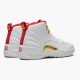 Order To Buy Nike Air Jordan 12 Retro FIBA Men/Women 130690 107 White/University Red/Metallic Shoes In Ireland