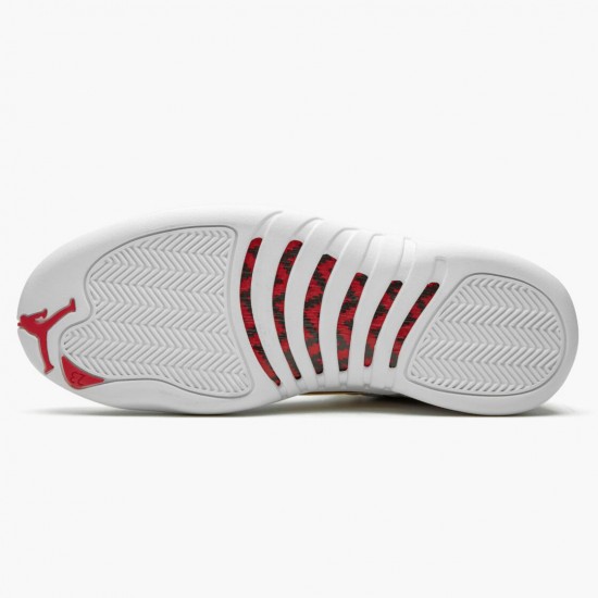 Order To Buy Nike Air Jordan 12 Retro FIBA Men/Women 130690 107 White/University Red/Metallic Shoes In Ireland