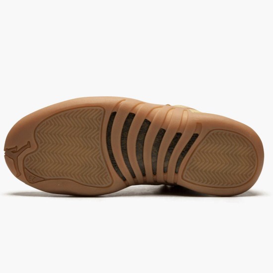 Click To Buy Nike Air Jordan 12 Retro PSNY Wheat Men AA1233 700 Wheat/Wheat-Gum Light Brown Shoes In Ireland