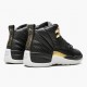 Choose To Buy Nike Air Jordan 12 Retro Reptile Men/Women AO6068 007 Black/Metallic-Gold White Shoes In Ireland