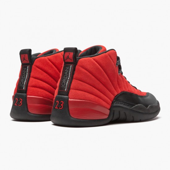 Choose To Buy Nike Air Jordan 12 Retro Reverse Flu Game Men CT8013 602 Varsity Red/Black Concord Shoes In Ireland