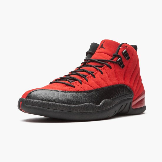 Choose To Buy Nike Air Jordan 12 Retro Reverse Flu Game Men CT8013 602 Varsity Red/Black Concord Shoes In Ireland