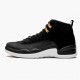 Choose To Buy Nike Air Jordan 12 Retro Reverse Taxi Men 130690 017 Black/Gold-White Shoes In Ireland