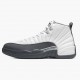 Order To Buy Nike Air Jordan 12 Retro White Dark Grey Men 130690 160 White/Dark Grey-Gym Red Shoes In Ireland