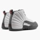 Order To Buy Nike Air Jordan 12 Retro White Dark Grey Men 130690 160 White/Dark Grey-Gym Red Shoes In Ireland