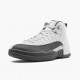 Order To Buy Nike Air Jordan 12 Retro White Dark Grey Men 130690 160 White/Dark Grey-Gym Red Shoes In Ireland