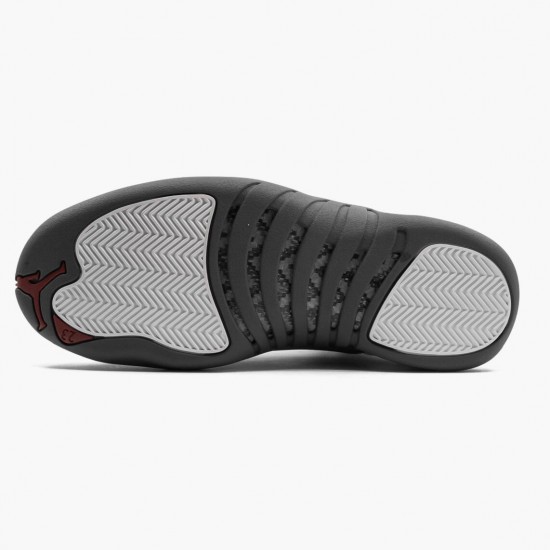 Order To Buy Nike Air Jordan 12 Retro White Dark Grey Men 130690 160 White/Dark Grey-Gym Red Shoes In Ireland