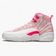 Click To Order Nike Air Jordan 12 Retro GS Arctic Pink 510815 101 White/Arctic Punch-Hyper Pink WMNS Shoes In Ireland