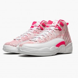 Nike Air Jordan 12 Retro GS "Arctic Pink" 510815 101 White/Arctic Punch-Hyper Pink WMNS Shoes In Ireland