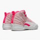 Click To Order Nike Air Jordan 12 Retro GS Arctic Pink 510815 101 White/Arctic Punch-Hyper Pink WMNS Shoes In Ireland