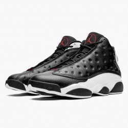 Nike Air Jordan 13 "He Got Game" Men/Women 414571 061 Black/Gym Red-White Shoes In Ireland