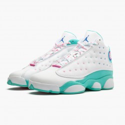 Nike Air Jordan 13 Retro "Aurora Green" WMNS White/Soar/Aurora-Green-Digita 439358 100 Shoes In Ireland