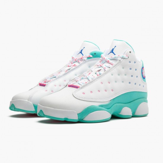 Order To Buy Nike Air Jordan 13 Retro Aurora Green WMNS White/Soar/Aurora-Green-Digita 439358 100 Shoes In Ireland