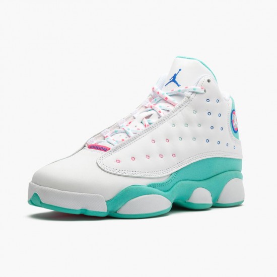 Order To Buy Nike Air Jordan 13 Retro Aurora Green WMNS White/Soar/Aurora-Green-Digita 439358 100 Shoes In Ireland