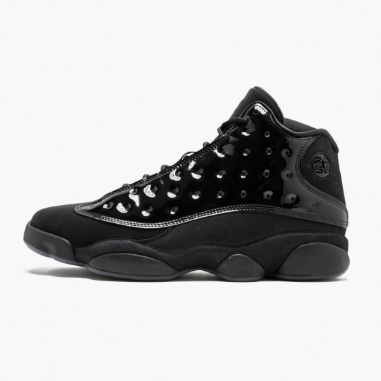 Click To Buy Nike Air Jordan 13 Retro Cap and Gown Men Black 414571 012 Shoes In Ireland