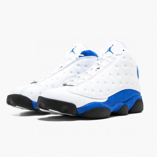 Click To Buy Nike Air Jordan 13 Retro Hyper Royal Men 414571 117 White/Hyper Royal-Black Shoes In Ireland