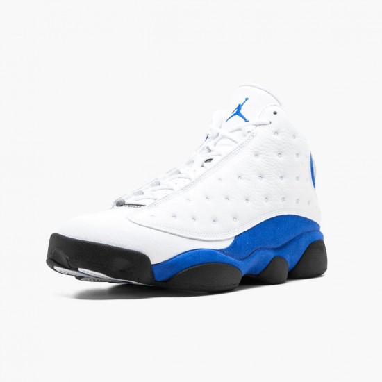 Click To Buy Nike Air Jordan 13 Retro Hyper Royal Men 414571 117 White/Hyper Royal-Black Shoes In Ireland