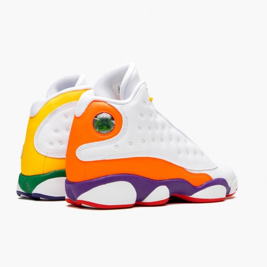 Choose To Buy Nike Air Jordan 13 Retro Playground WMNS CV0785 158 White/Black-Crt Prpl-Ttl Orang Shoes In Ireland