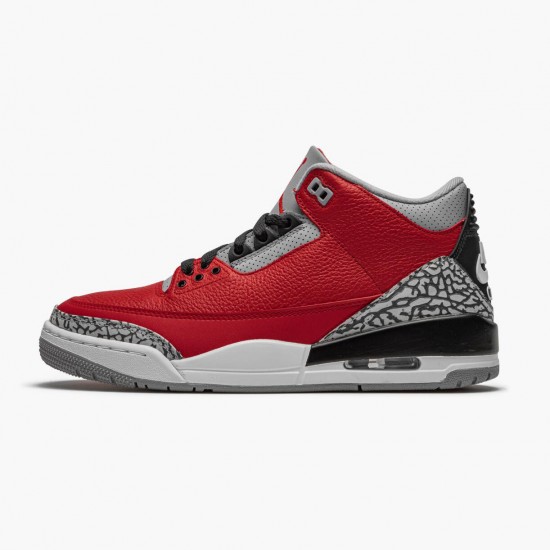 Click To Order Nike Air Jordan 3 Retro Fire Red Cement Men CU2277 600 Varsity Red Shoes In Ireland