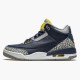 Choose To Buy Nike Air Jordan 3 Retro Michigan Men 820064 Black/University Gold-Cement G Shoes In Ireland