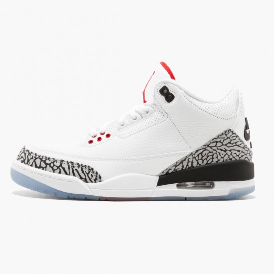 Click To Order Nike Air Jordan 3 Retro NRG Mocha Men 923096 101 White/Fire Red-Cement Grey Shoes In Ireland