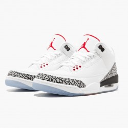 Nike Air Jordan 3 Retro NRG "Mocha" Men 923096 101 White/Fire Red-Cement Grey Shoes In Ireland