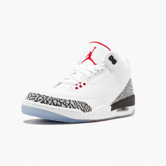 Click To Order Nike Air Jordan 3 Retro NRG Mocha Men 923096 101 White/Fire Red-Cement Grey Shoes In Ireland