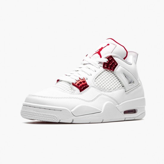 Click To Order Nike Air Jordan 4 Retro Metallic Red Men/Women CT8527 112 White/Metallic Silver-Univers Shoes In Ireland