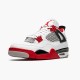 Click To Order Nike Air Jordan 4 Retro OG Fire Red 2020 Men White/Fire Red-Black-Tech Grey DC7770 160 Shoes In Ireland