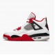 Choose To Buy Nike Air Jordan 4 Retro OG GS Fire Red 2020 Men 408452 160 White/Fire Red-Black-Tech Grey Shoes In Ireland