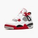 Choose To Buy Nike Air Jordan 4 Retro OG GS Fire Red 2020 Men 408452 160 White/Fire Red-Black-Tech Grey Shoes In Ireland